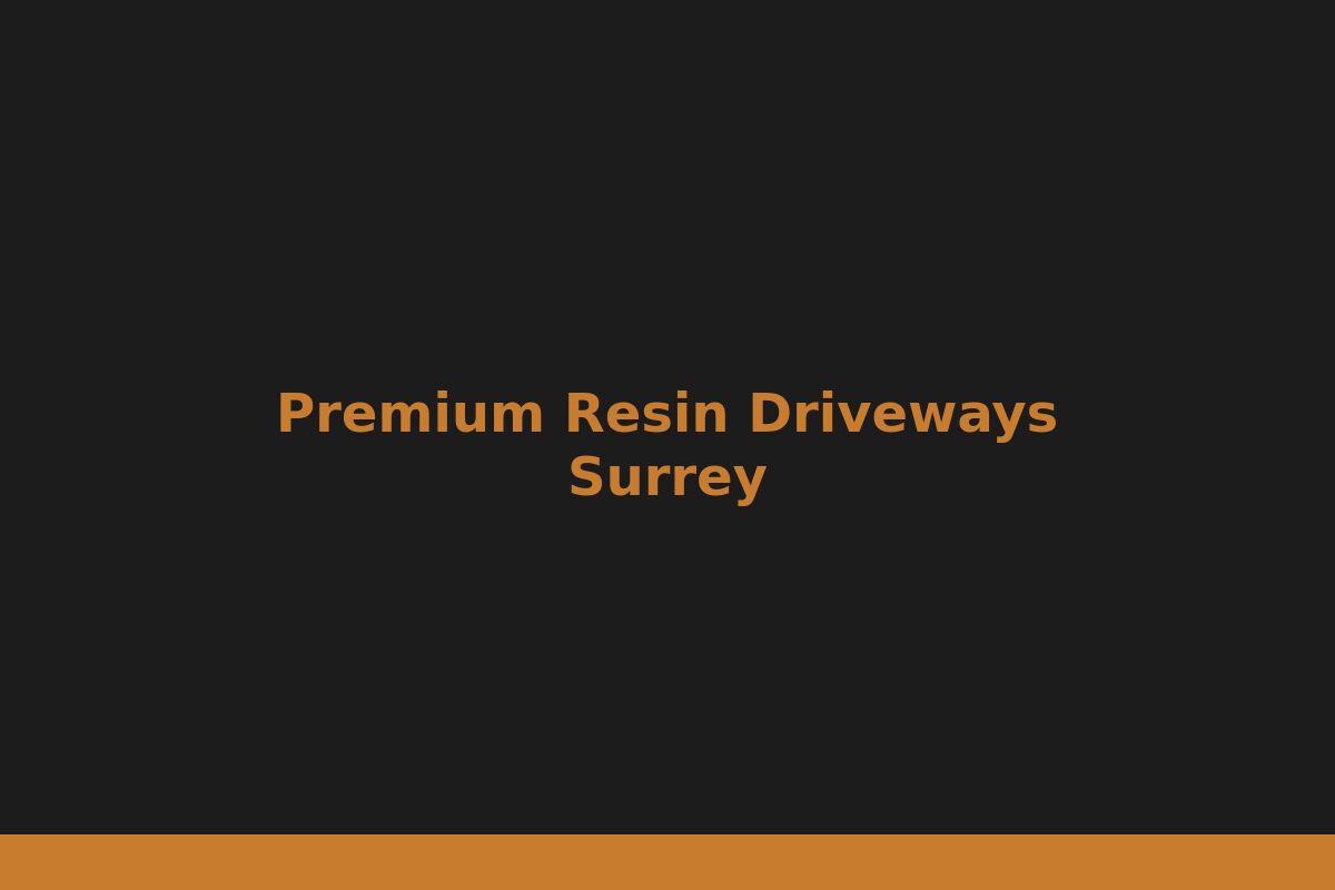 Beautiful resin driveway installation in Surrey