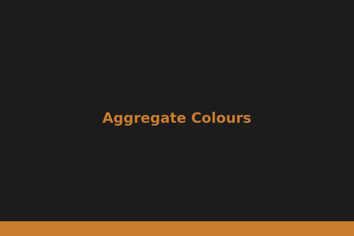 Resin Aggregate Colours