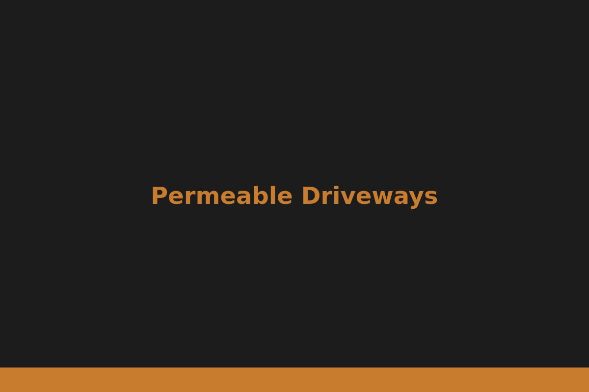 Permeable Driveways