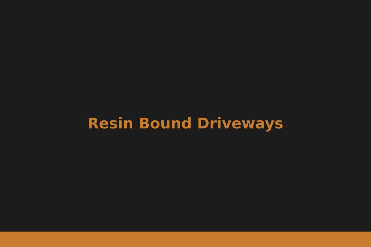 Resin Bound Driveways